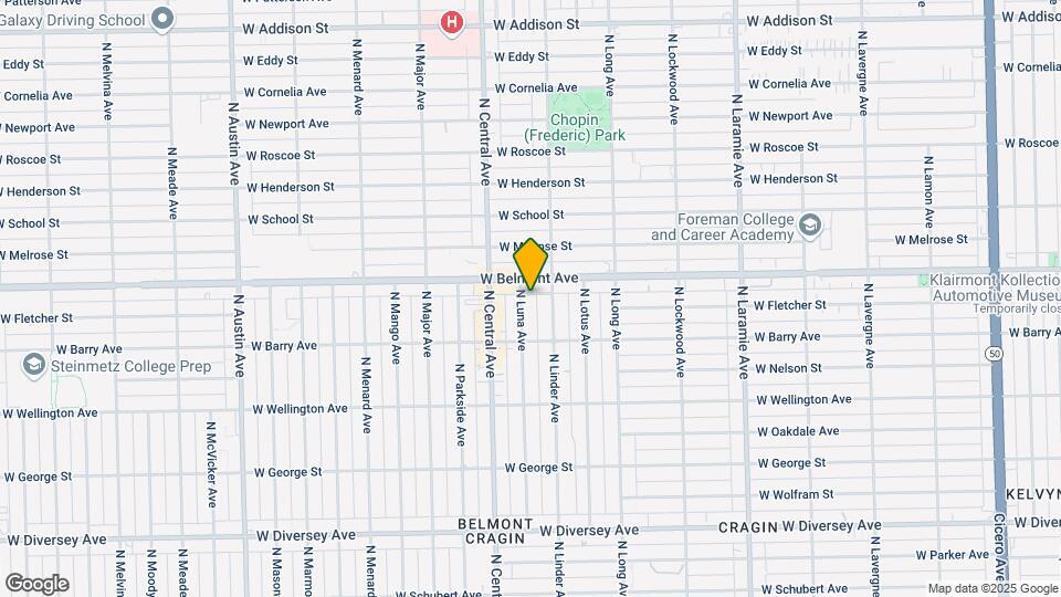 3141 N Luna Ave Map and Location Details