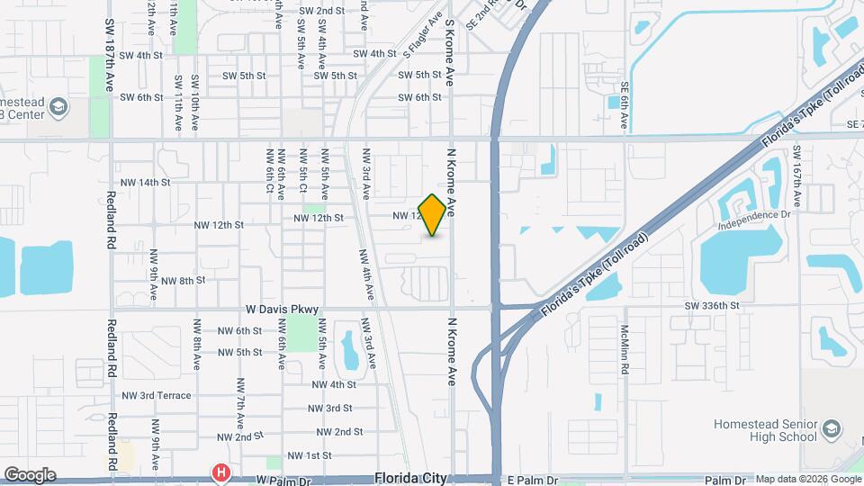 1027 NW 1st Ave Map and Location Details