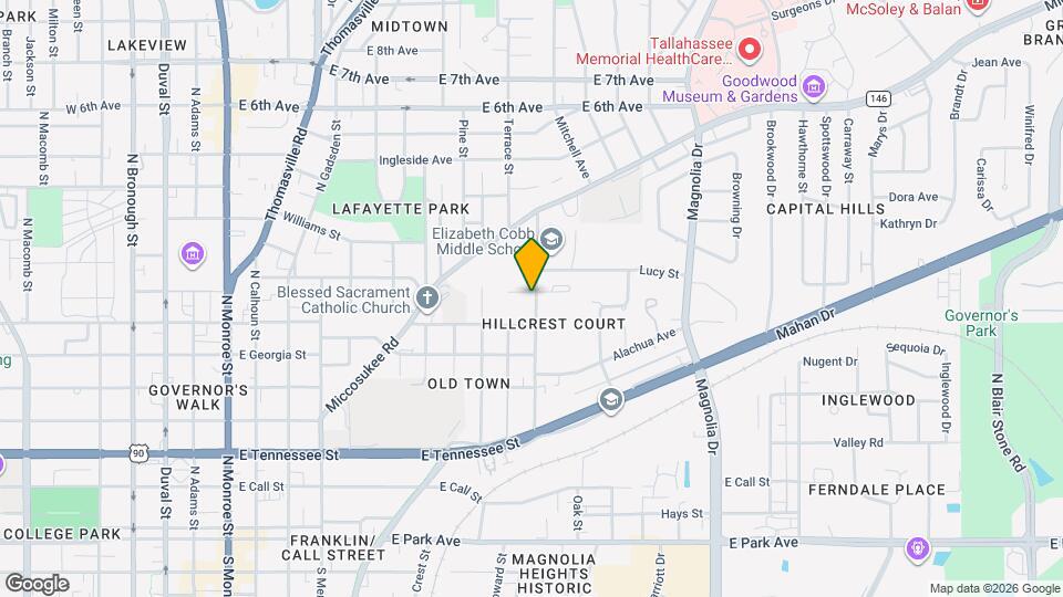 734 Hillcrest St, Unit 734 Mapa y Detalles de la Ubicación