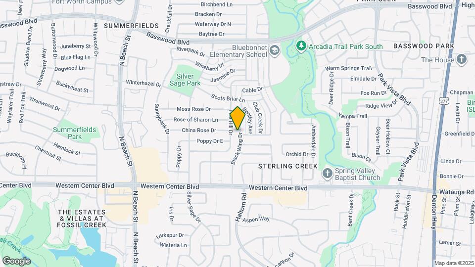 6901 Black Wing Dr Map and Location Details