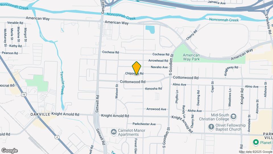 4117 Chippewa Rd Map and Location Details