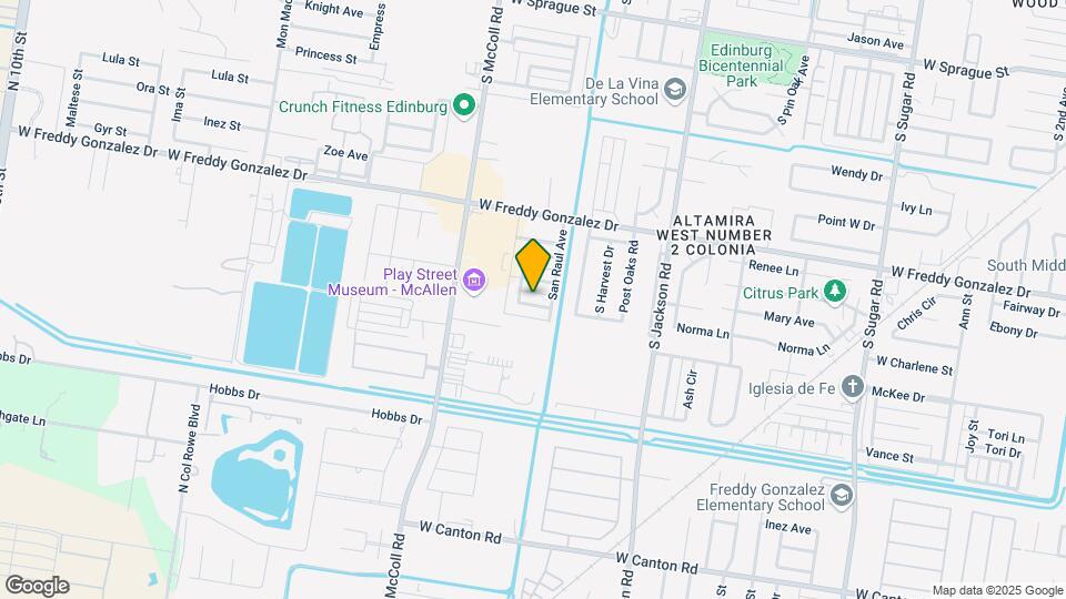 2521 San Manuel St Map and Location Details