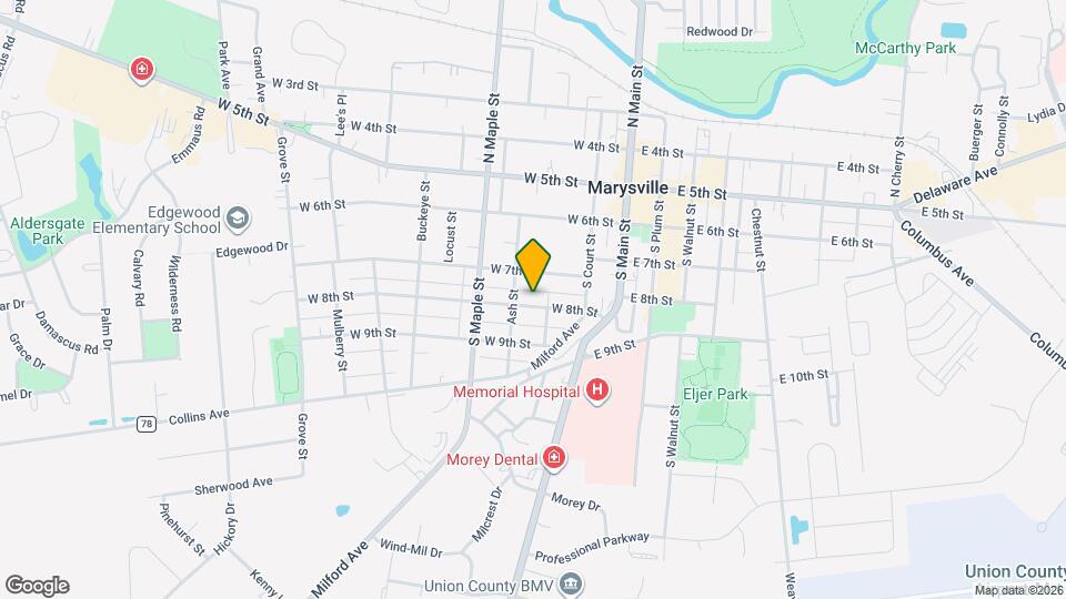 264 W 8th St Map and Location Details