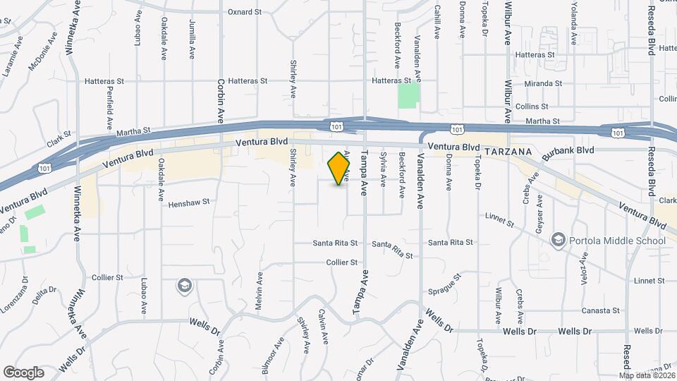 5443 Aura Map and Location Details