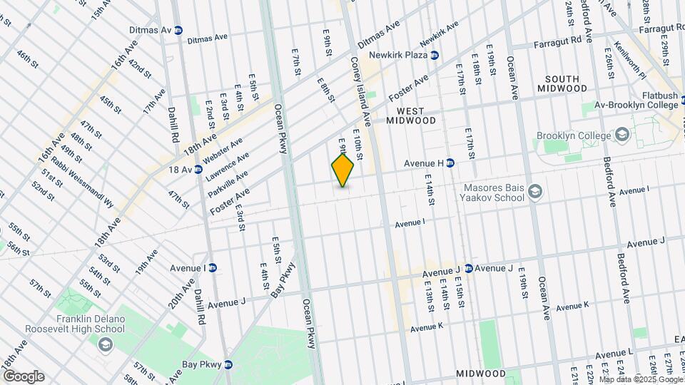 814 E 9th St Map and Location Details