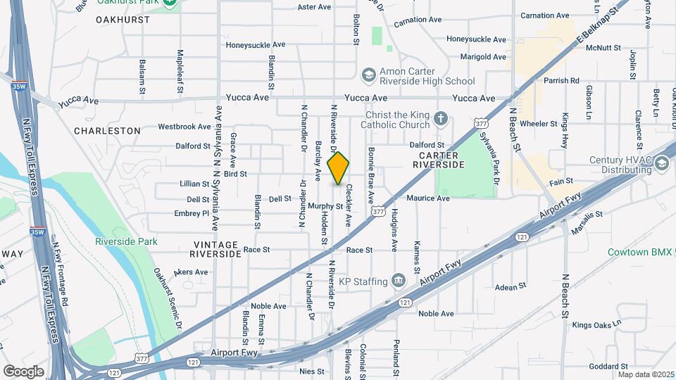 922 N Riverside Dr Map and Location Details