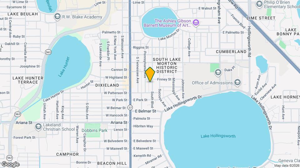 1013 South Blvd Mapa y Detalles de la Ubicación