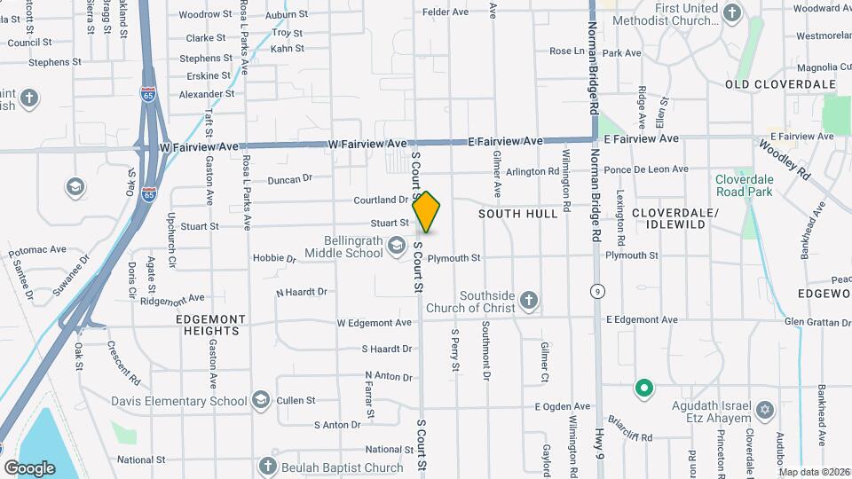 3329 S Court St Map and Location Details