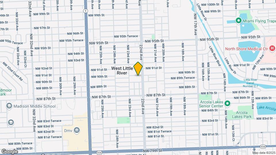 2240 NW 90th St Map and Location Details