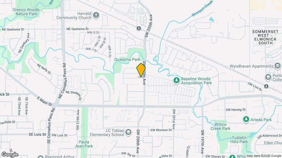 20592 SW Gracie St Map and Location Details