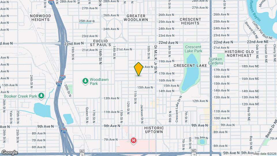 1075 16th Ave N Map and Location Details