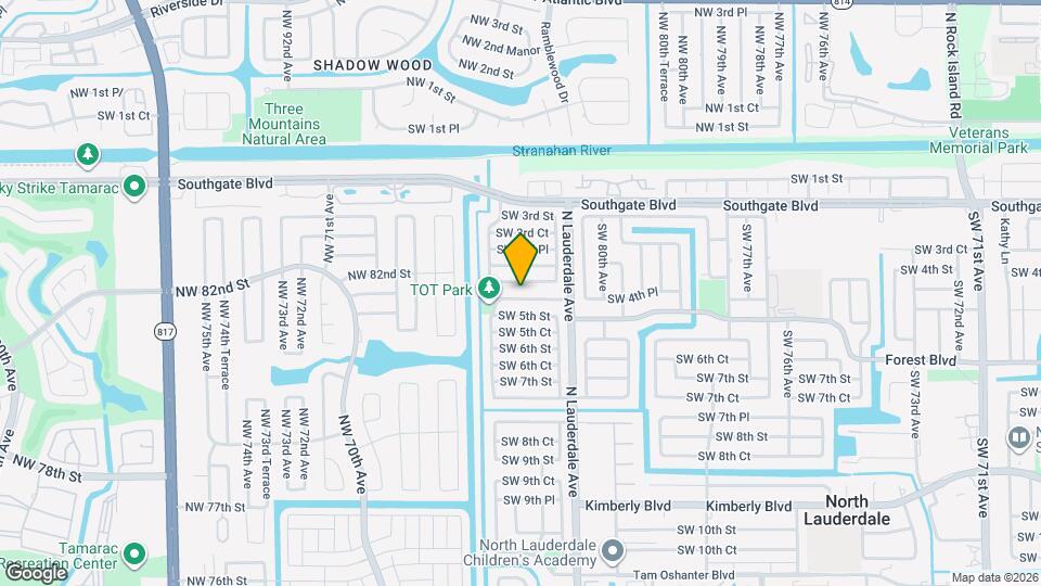 8211 SW 4th Pl Map and Location Details