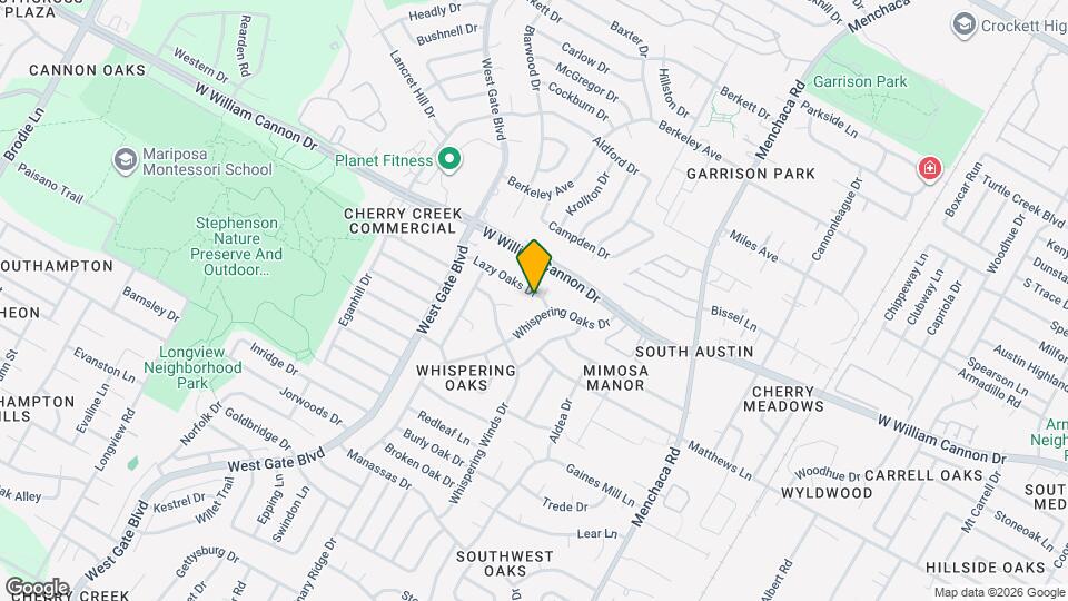 2505 Lazy Oaks Dr Map and Location Details