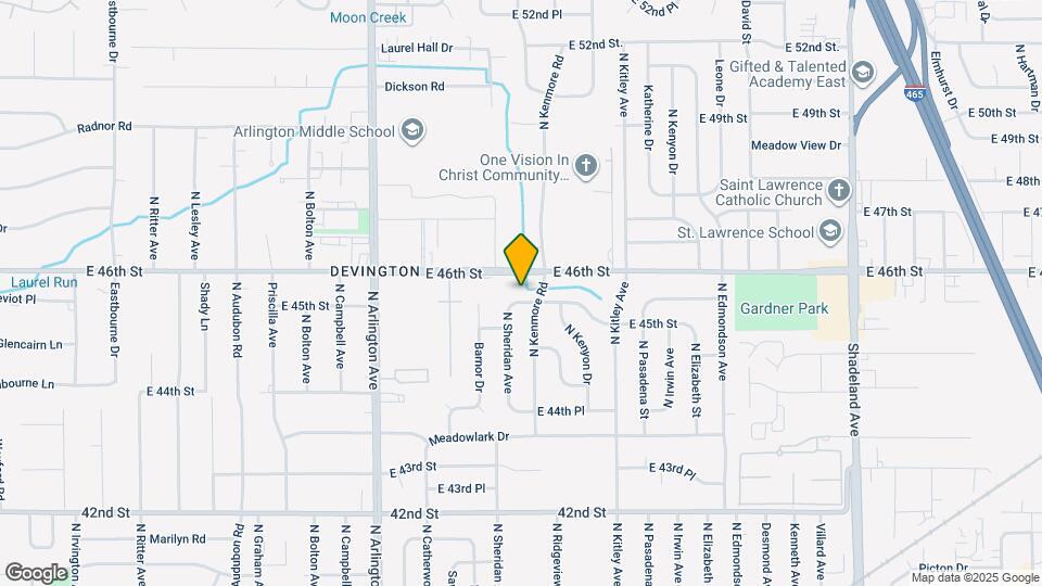 6218 E Hampton Dr Map and Location Details