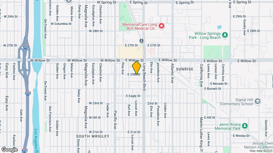 250 E 25th St Map and Location Details