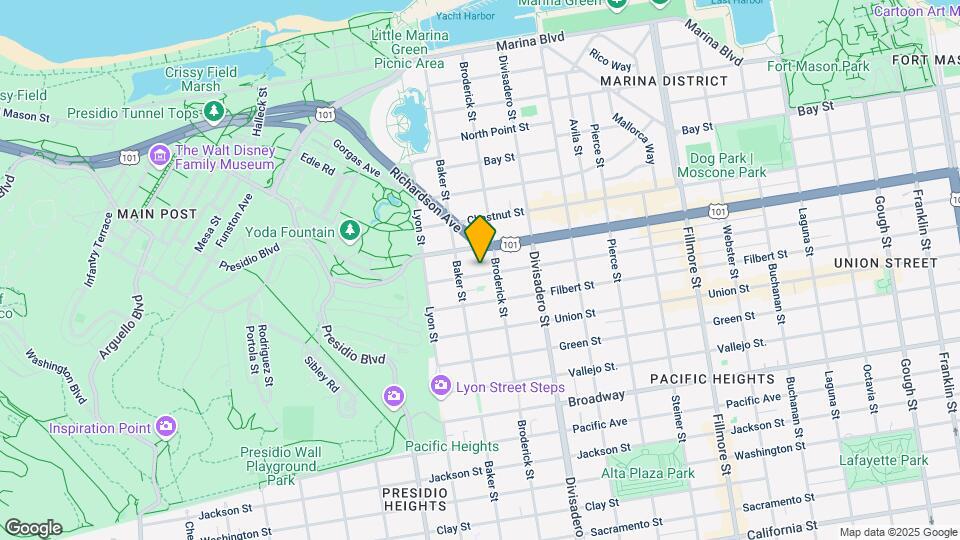 2740 Greenwich St Map and Location Details
