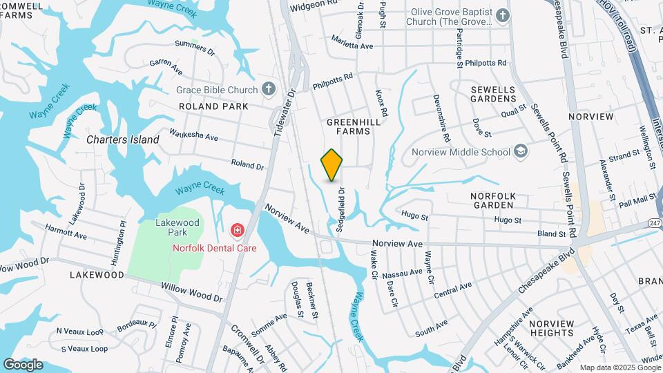 6225 Sedgefield Dr Map and Location Details