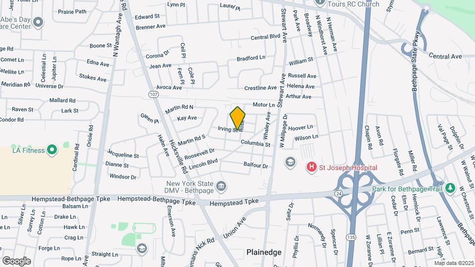 31 Irving St Map and Location Details