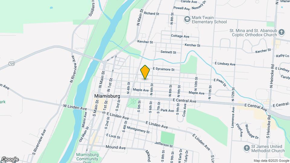 517 Buckeye St Map and Location Details