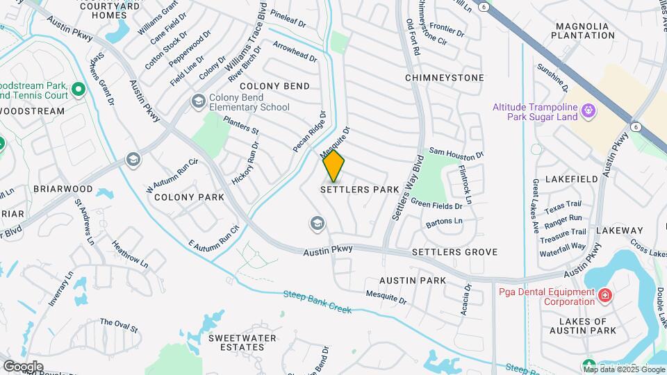 3122 Lazy Brook Dr Map and Location Details