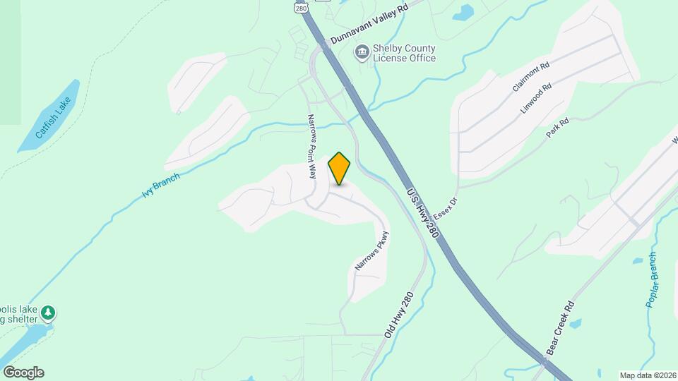 805 Narrows Point Dr Map and Location Details