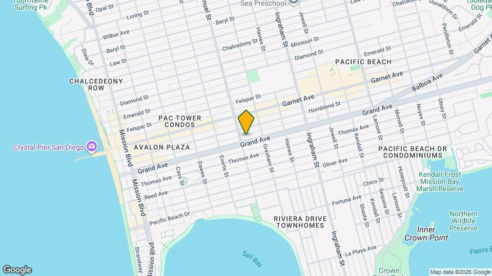 1312 Grand Ave, Unit Grand Condo Map and Location Details