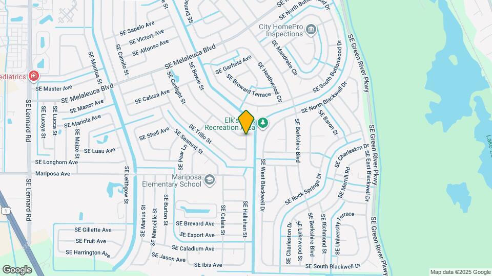 2314 SE Bowie St Map and Location Details