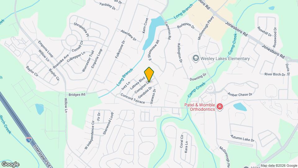 650 Compton Ln Map and Location Details