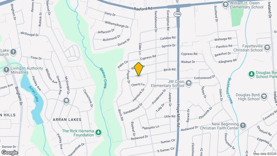 5303 Birch Rd Map and Location Details