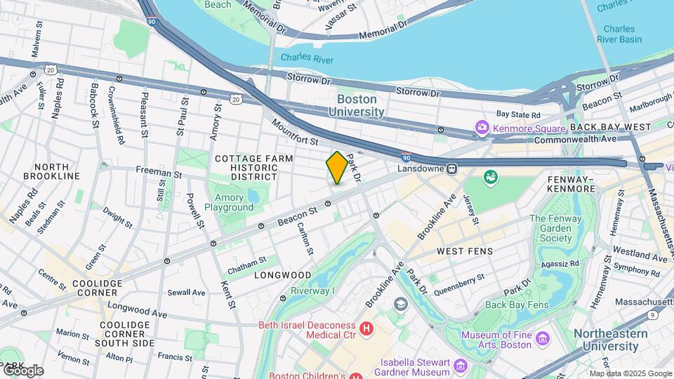 922 Beacon St, Unit 13 Map and Location Details