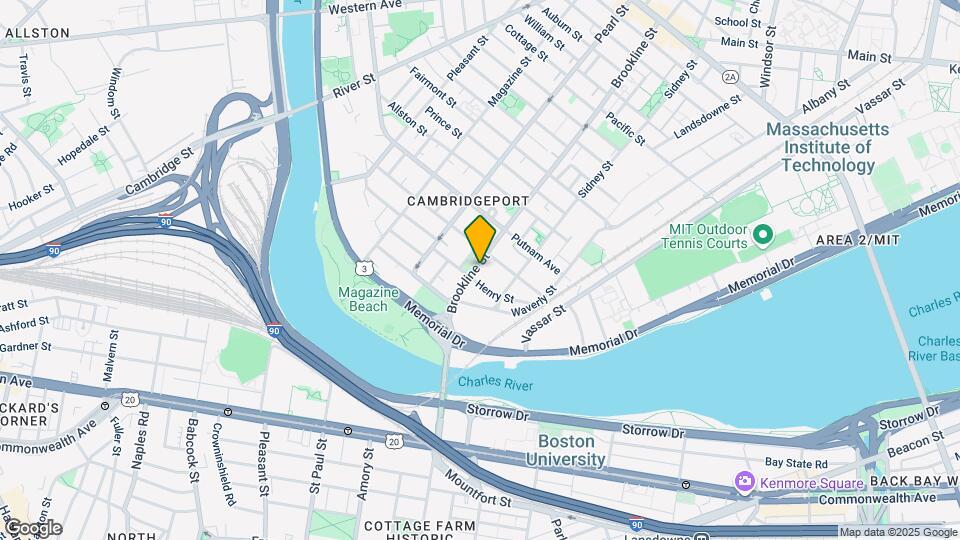 322 Brookline St, Unit #4 Map and Location Details
