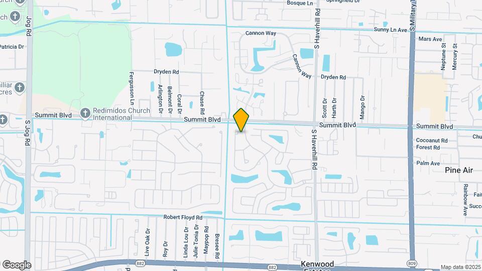 1040 Summit Pl Cir Map and Location Details