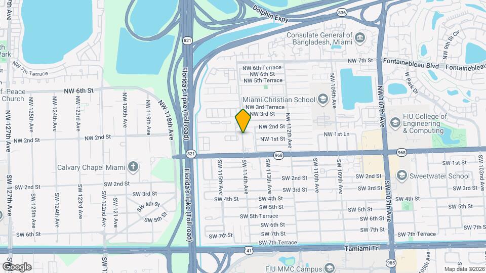 123 NW 114th Ave Map and Location Details
