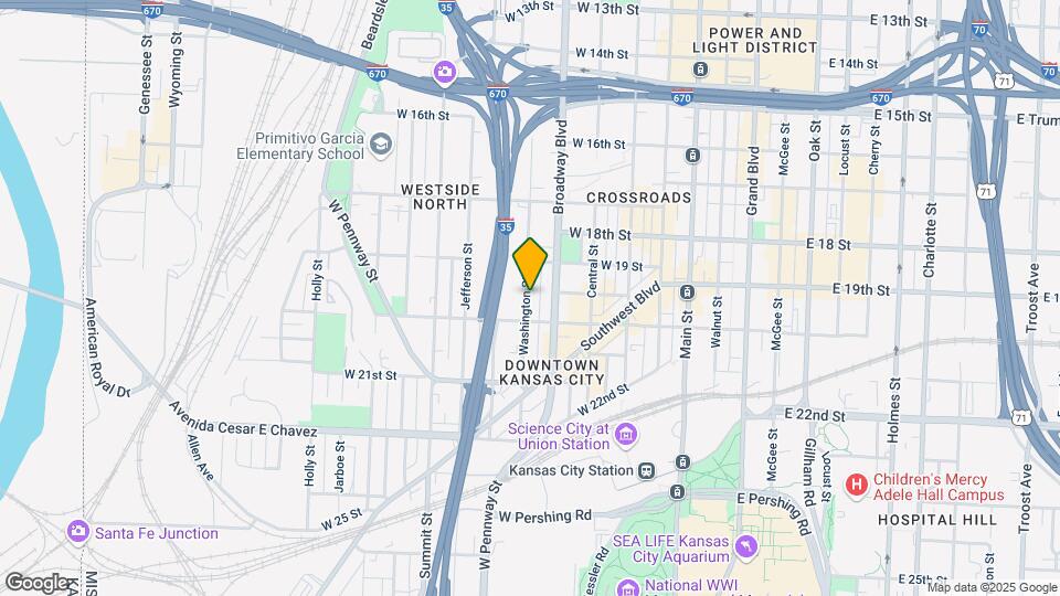 1827 Washington Street Mapa y Detalles de la Ubicación