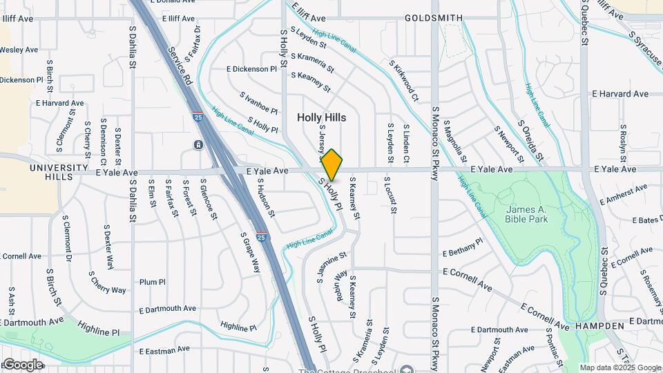 2800 S Holly Plz Map and Location Details