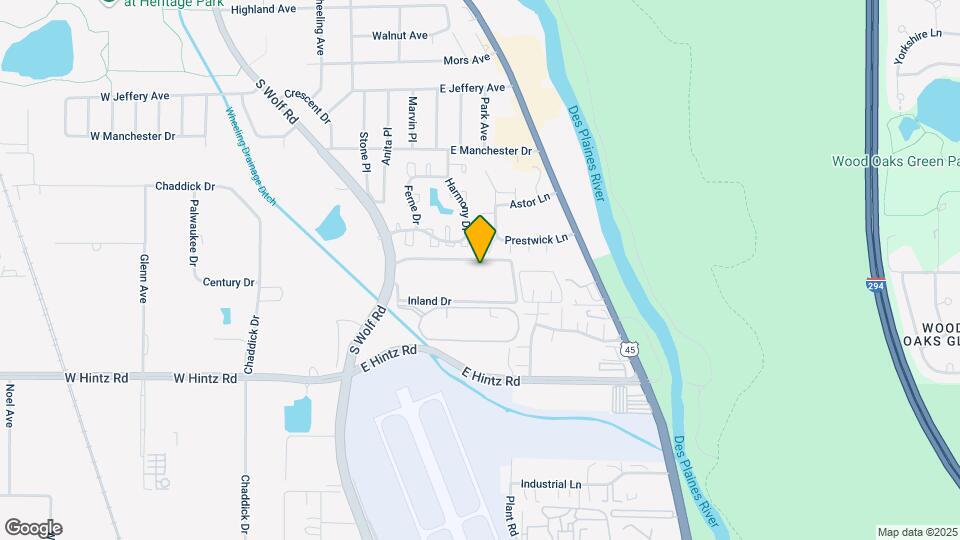 415 Inland Dr Map and Location Details