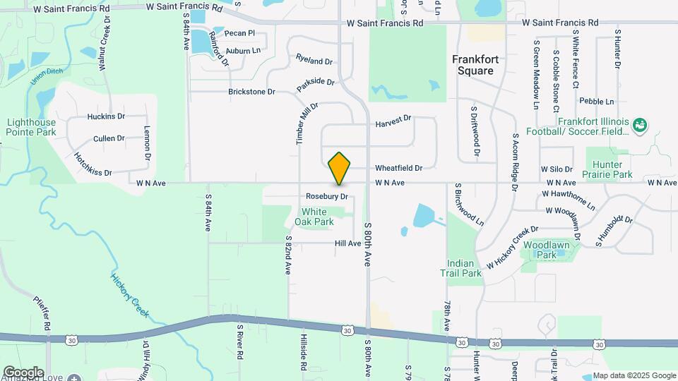 8058 W Rosebury Dr Map and Location Details