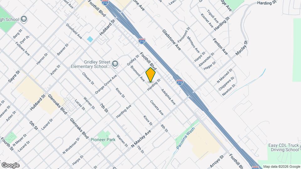 13355 Harding St Map and Location Details