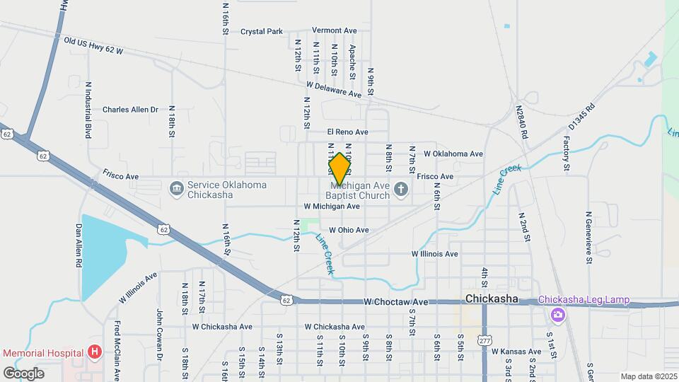 617 N 10th St Map and Location Details