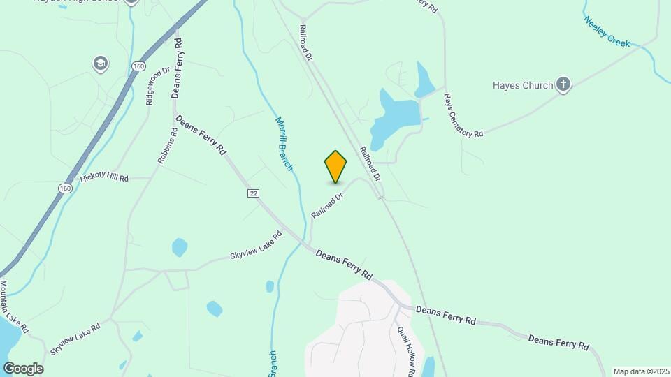 1282 Railroad Dr Mapa y Detalles de la Ubicación