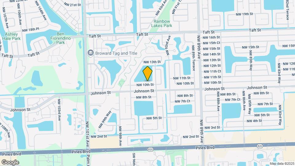 9431 NW 10th St Map and Location Details