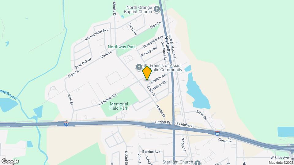 1942 W Robin Ave Map and Location Details