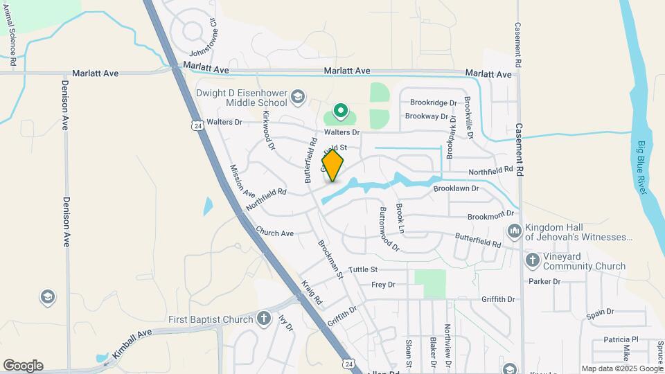 623 Northfield Rd Map and Location Details