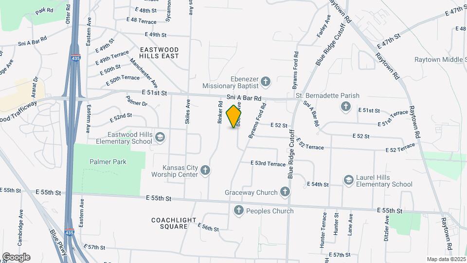 5128 Booth Ave Map and Location Details