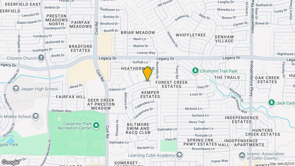 3812 Dalston Ln Map and Location Details