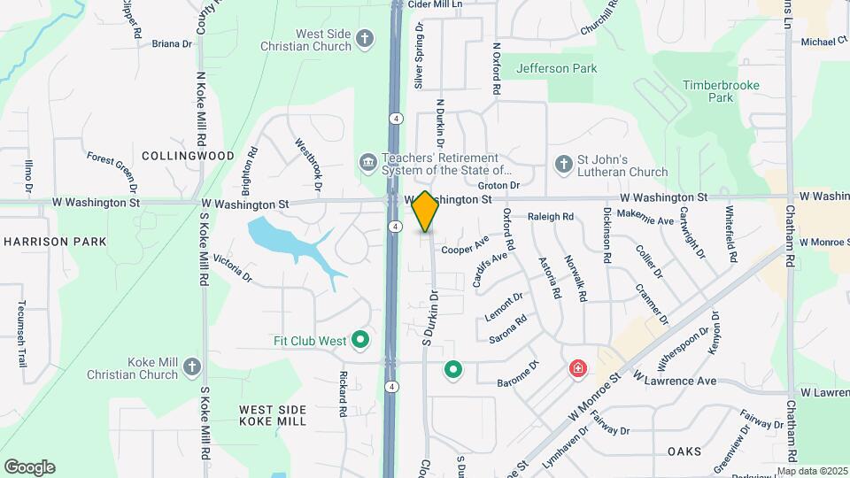 151 S Durkin Dr Map and Location Details