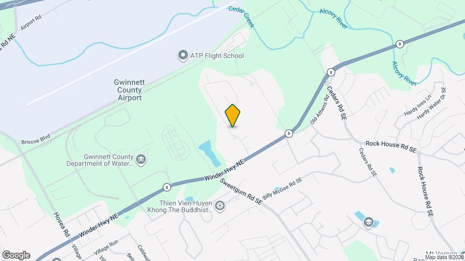 205 Ledgewood Mill Way NE Map and Location Details