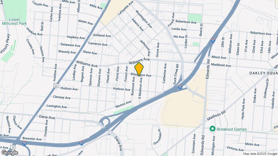 3941 S Madison Ave, Unit 2 Map and Location Details