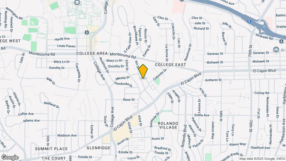 4939 Art St Map and Location Details
