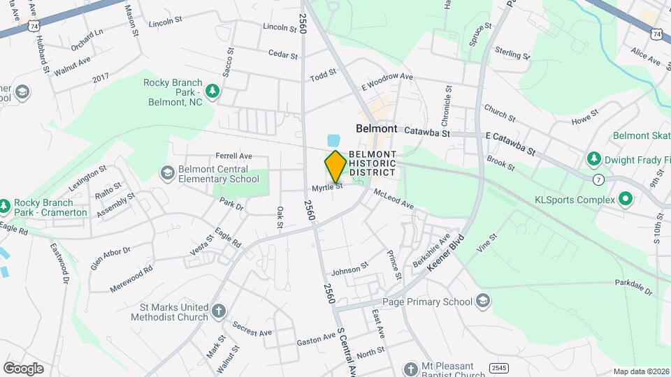 29 Myrtle St Map and Location Details